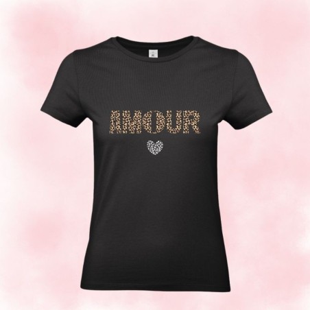 Tee-shirt AMOUR LÉOPARD