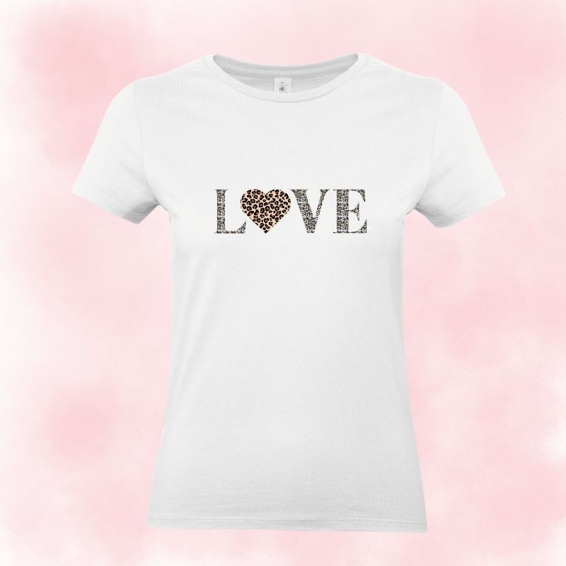 Tee-shirt LOVE LÉOPARD