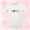 Tee-shirt LOVE LÉOPARD