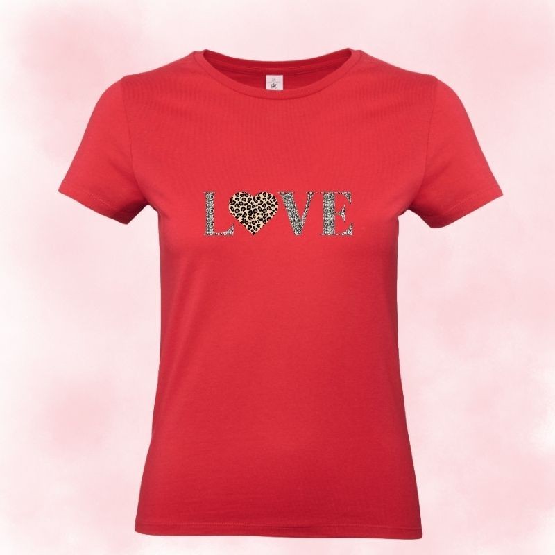 Tee-shirt LOVE LÉOPARD
