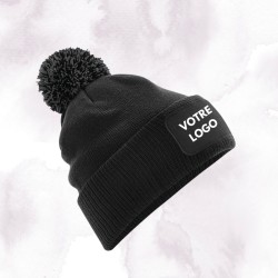 Bonnet pompon personnalisé