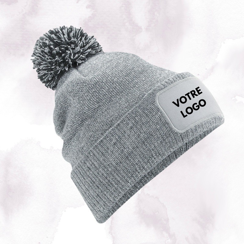 Bonnet pompon personnalisé