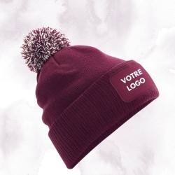 Bonnet pompon personnalisé
