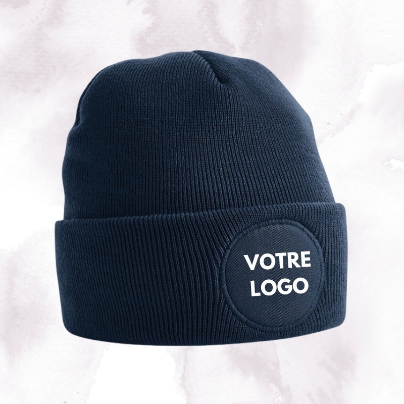Bonnet patch rond personnalisé