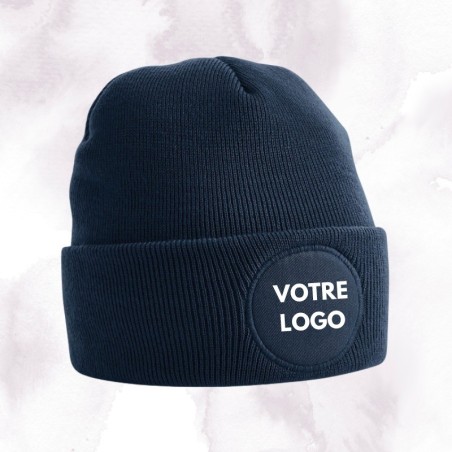 Bonnet patch rond personnalisé
