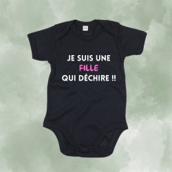 Bodys  Je suis une fille qui déchire