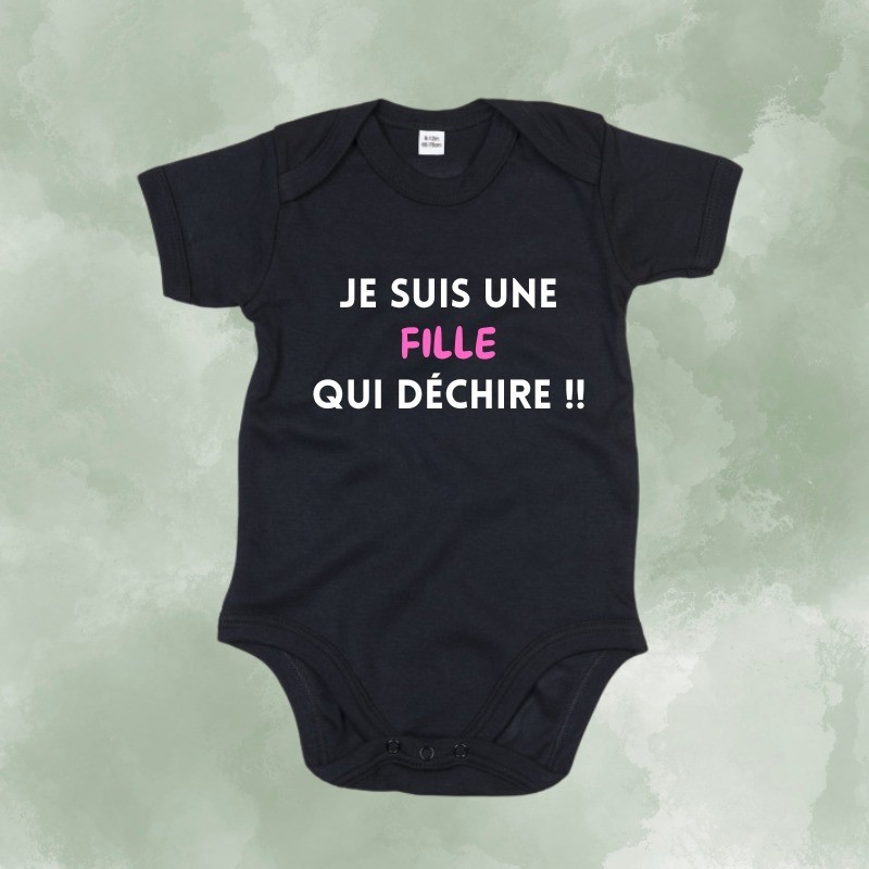 Bodys  Je suis une fille qui déchire