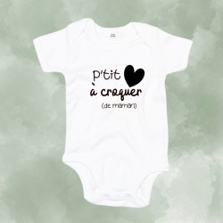 Bodys P'tit coeur à croquer de maman