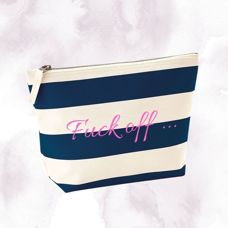 POCHETTE RAYURE - Fuck off