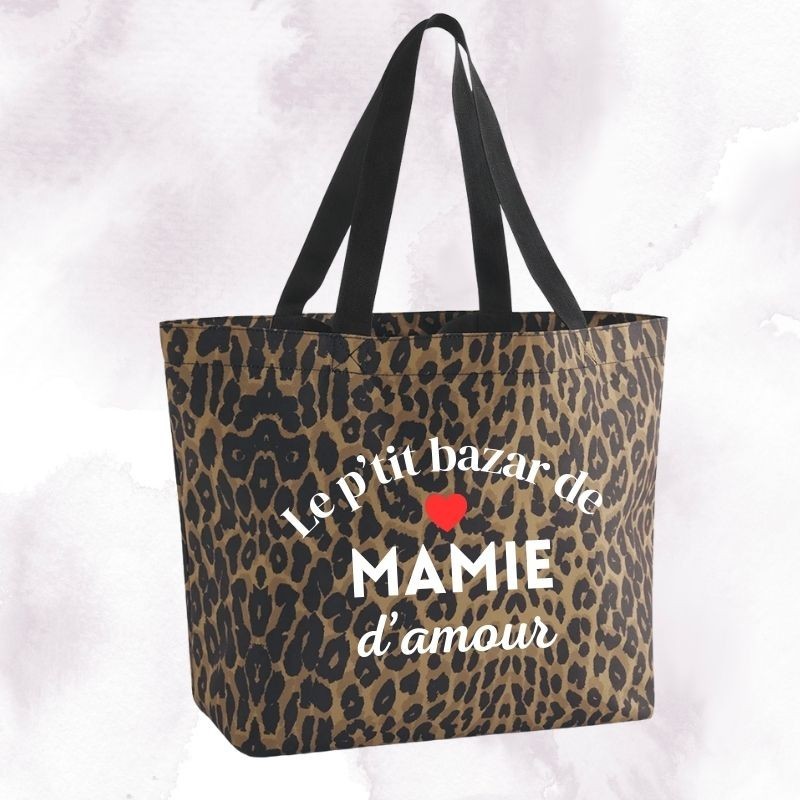 SAC LÉOPARD - LE P'TIT BAZARD DE MAMIE