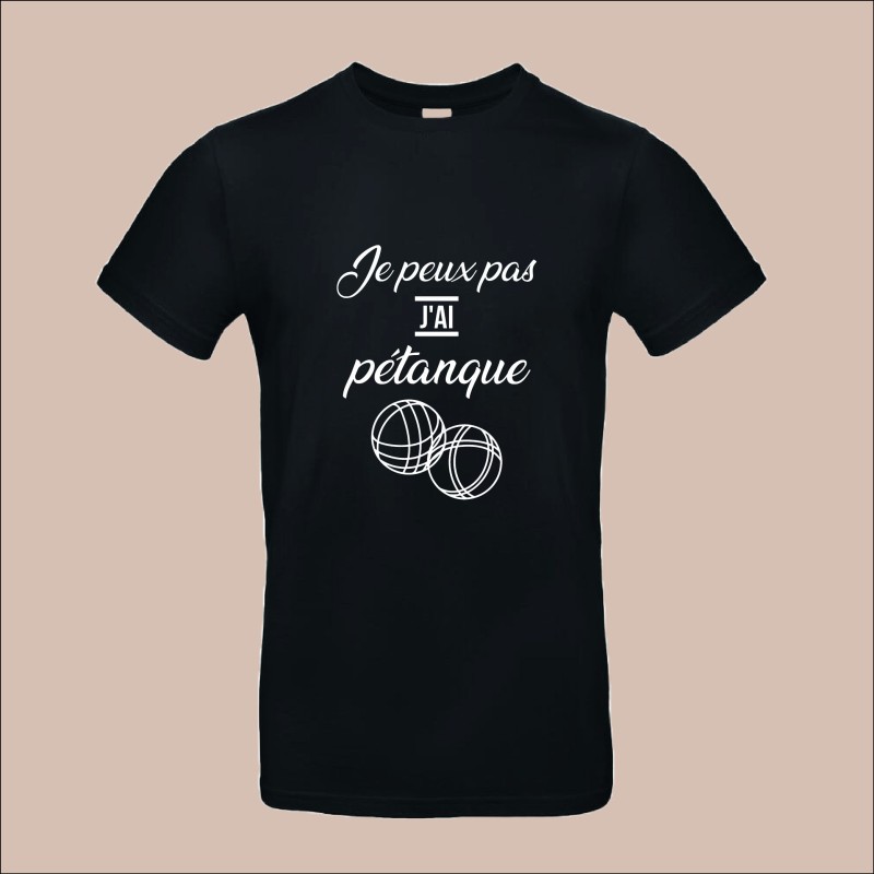 T-shirt imprimé pétanque