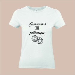 T-shirt imprimé pétanque