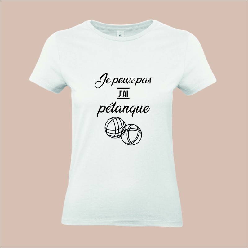 T-shirt imprimé pétanque
