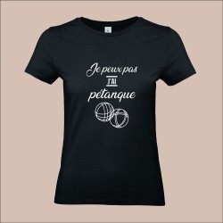T-shirt imprimé pétanque