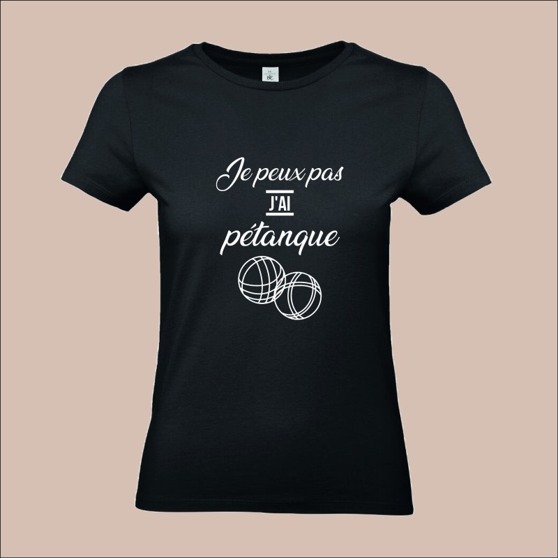 T-shirt imprimé pétanque