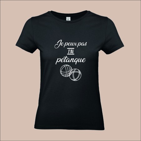T-shirt imprimé pétanque