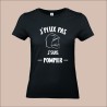 T-shirt imprimé Pompier