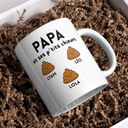 MUG - PAPA ET SES P'TITS CHIEURS