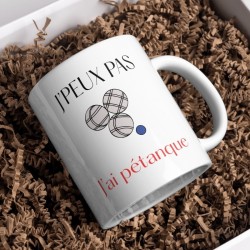 MUG - J'PEUX PAS J'AI PÉTANQUE